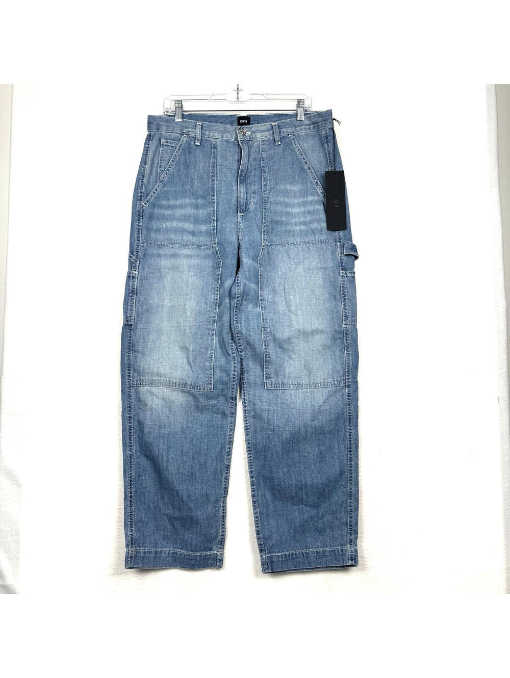 NEW Edwin Bailee Utility Pants Womens 31 Work Carpenter Denim Jeans Double Knee